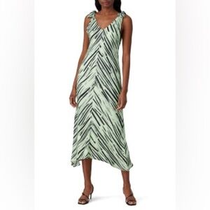 Proenza Schouler White Label Printed Knot Sleeve Dress Size 8